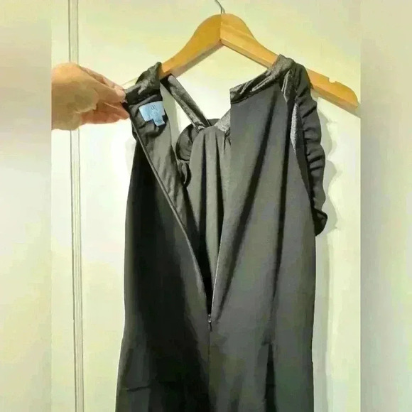 NWT Cece High Neck Ruffle Halter Jumpsuit - Picture 5 of 6